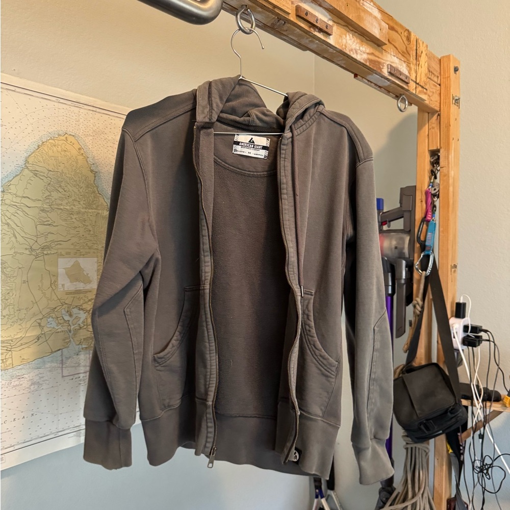 American Giant full zip hoodie